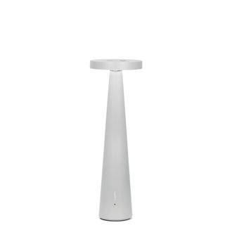 Zafferano L&aacute;mpara de mesa recargable zafferano gris claro ajustable