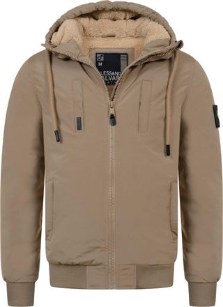 Alessandro Salvarini Heren Winterjas AS-431 - Warm Met Teddyvoering & Capuchon