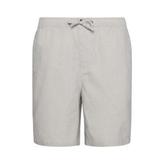 Barbour Casual Shorts, male, Gray, Size: XL Cotton Linen Relaxed Shorts Mist