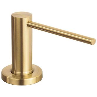 OEM Dispensador De Jab&oacute;n, Bomba De Acero Inoxidable Color Oro Champ&aacute;n, Botella De Loci&oacute;n Integrada