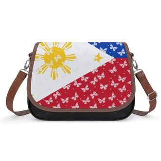 Generic Philippines Flag Crossbody Bags for Women Shoulder Messenger Bag Purse Handbags