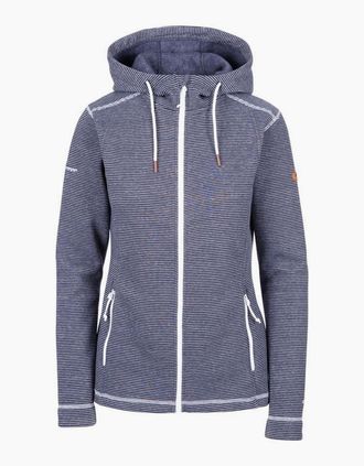 Trespass Womens Trespass Womens/Ladies Rootless Stripe Marl AT200 Fleece Jacket - Navy - Size: 18/16