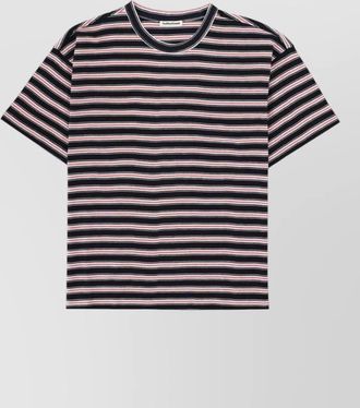 Ymc You Must Create crew neck striped short sleeve shirt