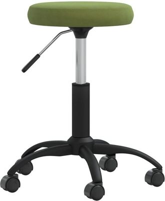 vidaXL Silla De Comedor De Terciopelo Verde Claro Vidaxl