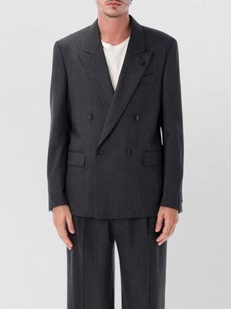 Lardini virgin wool double-breasted blazer