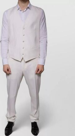 Dolce & Gabbana wool silk slim-fit single-breasted suit