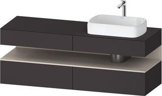 Duravit Qatego Consola Mueble Bajo Lavabo, 2 Extensiones, 2 - Duravit
