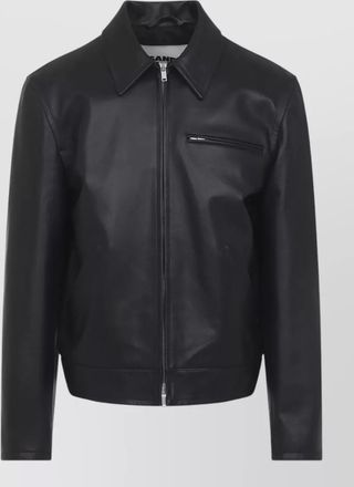 Jil Sander calf leather regular-fit jacket