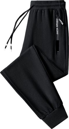 Generic Joggers for Men UK Track Suit Bottoms Sweatpants Mens Cargo Trousers Mens Jogger Sweatpant with Pockets Tracksuit Black Workout Pants Gym Running and 