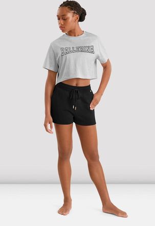 Bloch Ladies Mirella Adagio Wide Leg Short, Dusty Grey
