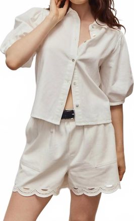 M&eacute;lissa Nepton Laura Shirt In Off White