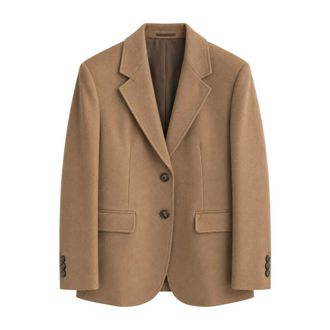 Max Mara Dames, Jassen, Bruin, Maat: XS Wol