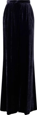 Alberta Ferretti Elegante Lange Rok met Hoge Taille - Dames - Maxi Rokken - Blauw - S - Rokken