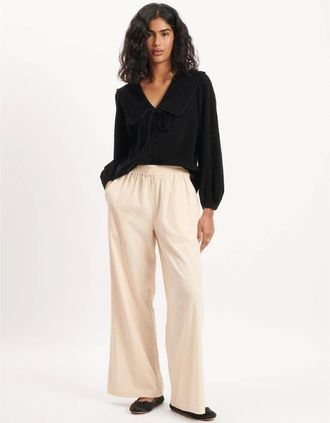 Nobody's Child Womens Misha Wide Leg Trousers - Tan - Size: 10