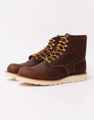 Red Wing Shoes Mens Red Wing Iron Ranger Traction Tred Mens Boots - Oro Legacy - Brown - Size: UK8 eu42 us9/10.5