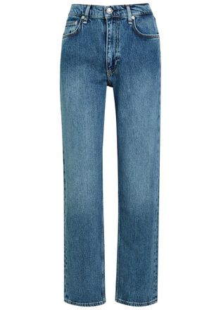 Rag & Bone Rag & Bone Harlow Ankle Straight-leg Jeans - Blue - 27 (W27 / UK8-10 / S)