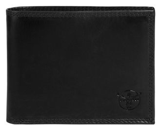 Chiemsee Geldb&ouml;rse CHIEMSEE, Herren, schwarz, Leder, unifarben, Kleinlederwaren Geldb&ouml;rse, echt Leder