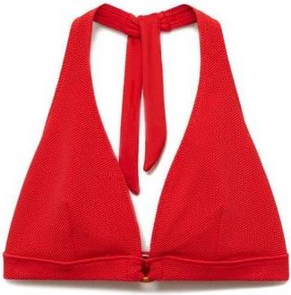 Mango Textured Bikini Top at Nordstrom Rack, Size Xx-Large