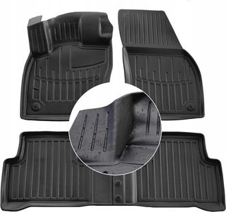 OEM Alfombrillas Y Limpiaparabrisas De Goma Para Vw Touran 2 A Partir De 2015 - Ud Troughs