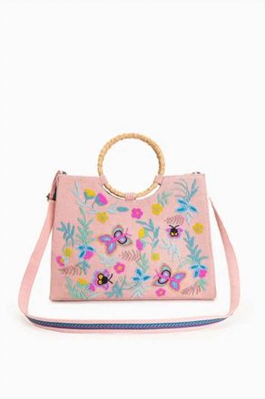 America & Beyond Womens Blushy Tote Bag In Multicolor