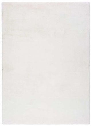 Atticgo Alfombra lavable shaggy blanco 120x180 cm