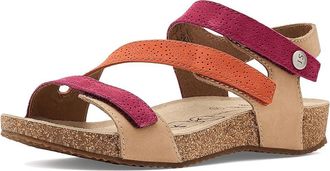 Josef Seibel Tonga 73 Womens Sandals Beige : EU 40 (US Womens 9-9.5) M, Leather