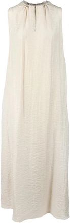 Rocco Ragni Long Tunic Dress - Beige