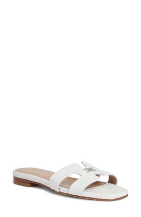 Bruno Magli Fina Slide Sandal in White at Nordstrom, Size 10.5