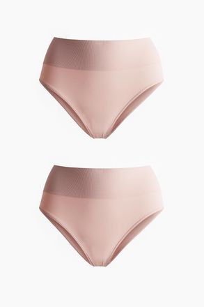 H&M 2er-Pack Slips Seamless - Pink