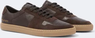 Common Projects Bball Duo suede-trimmed leather sneakers
