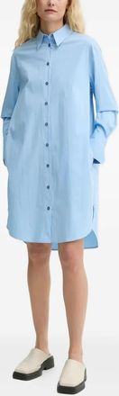 Marc O'Polo Chemisier corto con bottoni - Blu