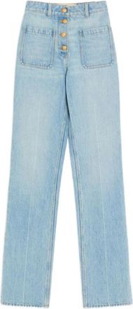 Valentino Denim Broek - Dames - Regular Fit Jeans - Blauw - W27 - Denim - Jeans