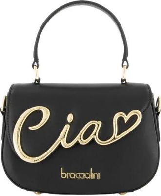 Braccialini Mini Tas - Dames - Handtassen - Zwart - ONE Size - Leer - Tassen
