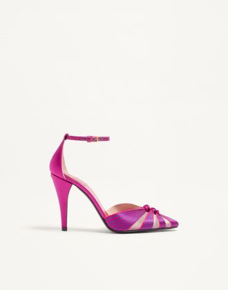Valentino Garavani D&eacute;collet&eacute; Annine In Raso 100mm Donna FUCSIA/MULTICOLOR 36.5