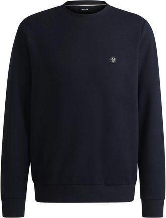 BOSS C-Sharpe Crewneck Sweatshirt With Double B Monogram