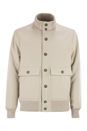 PESERICO Wool And Cashmere Bomber Jacket