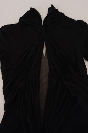 Dsquared2 Black Viscose Long Sleeves Cut Out Mini Womens Dress (Pre-Owned)