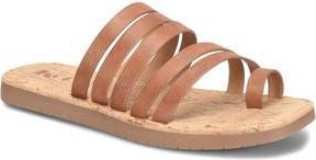 Korks Marisol Toe Loop Slide Sandal in Tan at Nordstrom Rack, Size 10