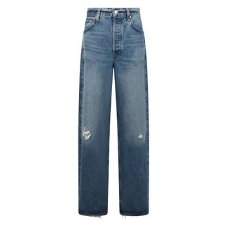 Citizens Of Humanity Ayla 5-Pocket Straight-Leg Jeans - Dames - Jeans - Blauw - Maat: W28 Katoen