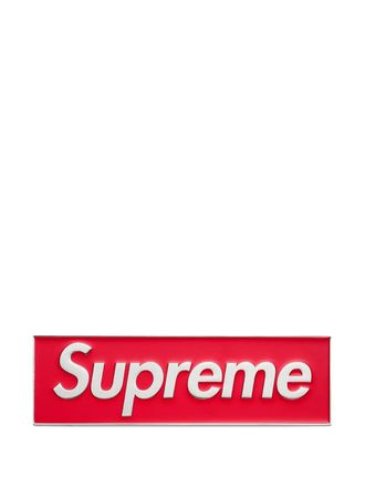 SUPREME logo car emblem - Red
