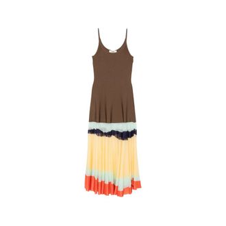 Fendi Striped Maxi Dress