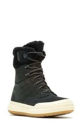 Merrell Marquette Thermo Waterproof Faux Shearling Lined Boot in Black at Nordstrom Rack, Size 10.5