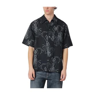Our Legacy Short Sleeve Shirts, male, Black, Size: M Every Shirt Shortsleeve