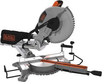 Black+Decker Sierra Ingletadora Radial Con Cable Black+decker Bes710-qs 2100 W 254 Mm Profundidad 92 Mm