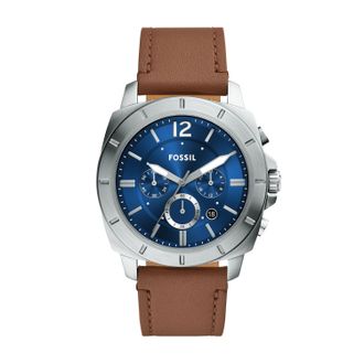 Fossil Mens Privateer 45mm Chronograph, Stainless Steel Watch, BQ2819