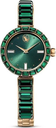 Swarovski Analoog Horloge - Dames - Accessoires - Groen - Maat: ONE Size