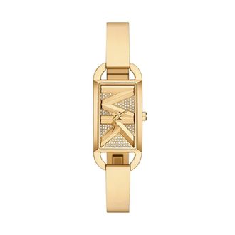 Michael Kors Gouden Empire Horloge- Moderne Stijl - Dames - Horloges - Geel - ONE Size - Accessoires