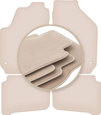 OEM Alfombrillas Premium Beige Para: Seat Cordoba Ii Berlina 2002-2009