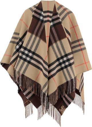 Burberry Brown Check Trench Coat