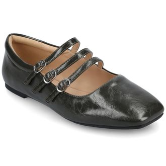 Journee Collection Women & apos;s Darlin Medium and Wide Width Dress Flats